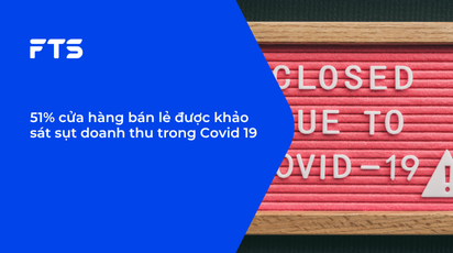 51% cửa hàng bán lẻ được khảo sát sụt doanh thu trong Covid 19