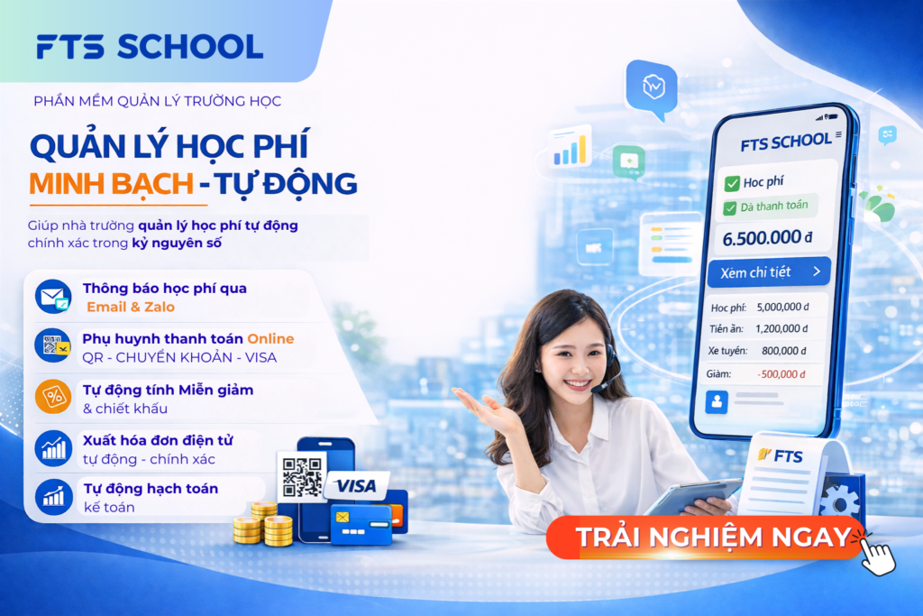 Thông báo học phí qua Email & Zalo