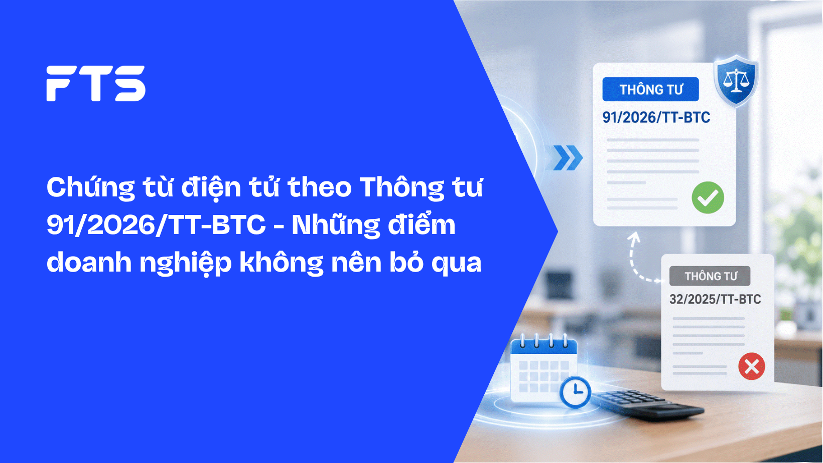 Chứng từ điện tử theo Thông tư 91/2026/TT-BTC – Những điểm doanh nghiệp không nên bỏ qua